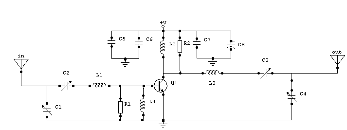Amplificador lineal 45 W para 144 Mhz